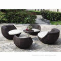 Outdoor rattan furniture/outdoor rattan dinner set/leisure wicker furniture/outdoor dinner set